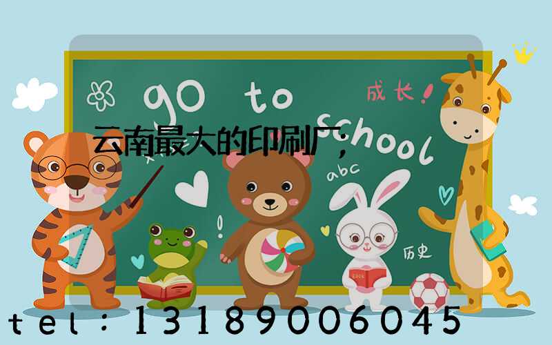 云南最大的印刷厂