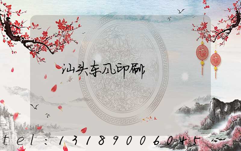 汕头东风印刷